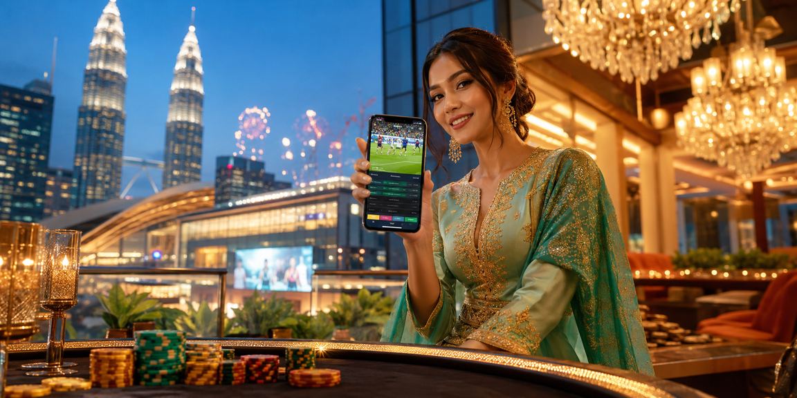 Malaysian players enjoy online sports betting during the festive season in Kuala Lumpur